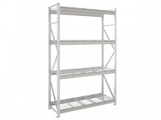 Стеллаж металлический MS Pro 250/150x60/4 с сетчатыми полками